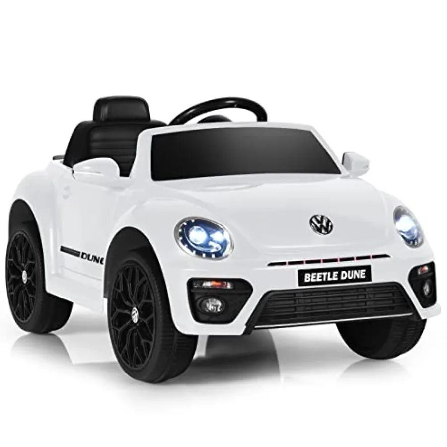 Ride on Car 12V Licensed Volkswagen Beetle Battery Powered Vehicle w/Remote Control Spring Suspension Lights USB Horn Music 4 W
Ride on Car 12V Licensed Volkswagen Beetle Battery Powered Vehicle w/Remote Control Spring Suspension Lights USB Horn Music 4 W