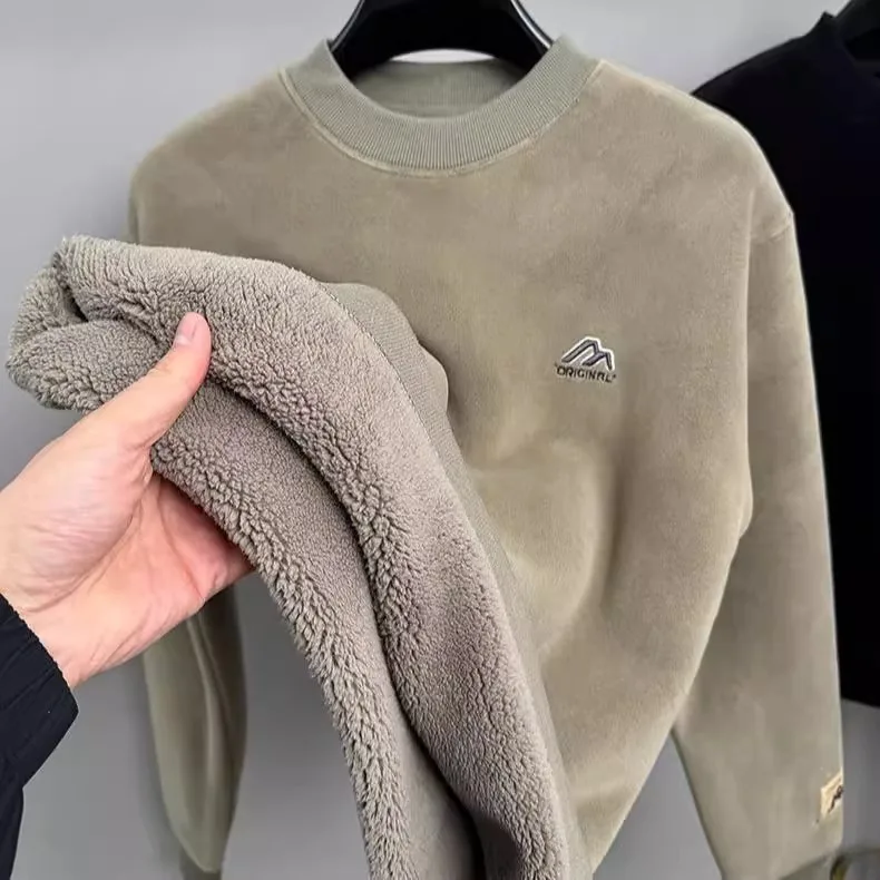 Men's round Ne Fce Lined Alpaca Sweater Warm Inner Layered Hoodie Autumn Winter Large Size Faionable Basic Top
Men's round Ne Fce Lined Alpaca Sweater Warm Inner Layered Hoodie Autumn Winter Large Size Faionable Basic Top