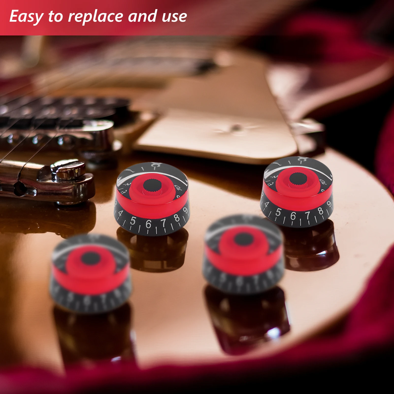 4pcs Acrylic Knob Durable Long Lasting for Guitar Bass Amp Replacement Shaft Import Split Pots Tools
4pcs Acrylic Knob Durable Long Lasting for Guitar Bass Amp Replacement Shaft Import Split Pots Tools