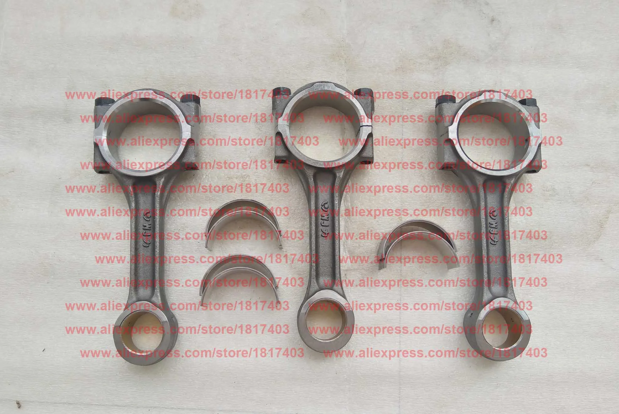 Fujian Lijia 105-04202 Connecting Rod assembly + 100-04007 Connecting rod bearing , Fujian Lijia SL3105BT / SL3105ABT Engines
Fujian Lijia 105-04202 Connecting Rod assembly + 100-04007 Connecting rod bearing , Fujian Lijia SL3105BT / SL3105ABT Engines