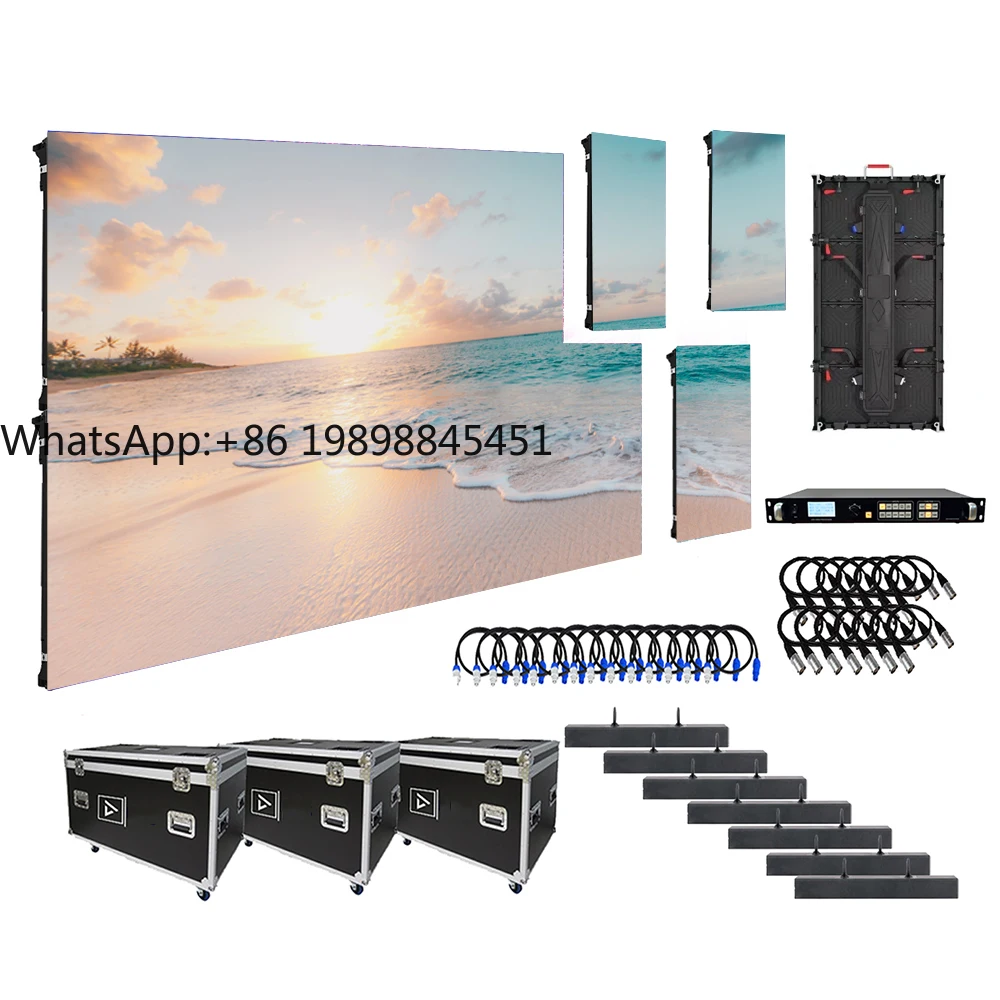 Power Backup 3.9 500*500 mm 3840Hz 7680Hz Full Color Waterproof P3.91 Outdoor Led Screen Rental Led Display Led Stage Screen
Power Backup 3.9 500*500 mm 3840Hz 7680Hz Full Color Waterproof P3.91 Outdoor Led Screen Rental Led Display Led Stage Screen