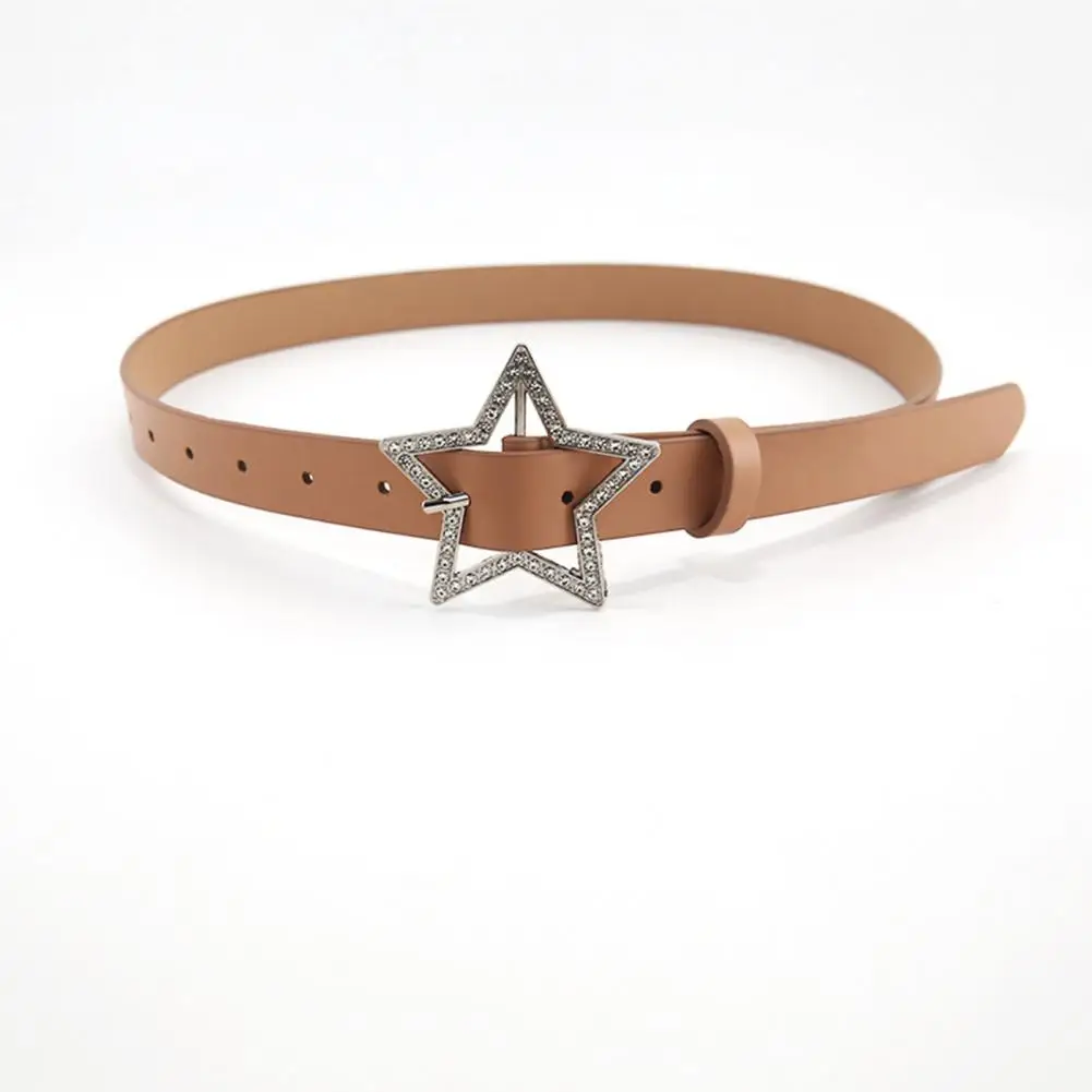 Cute Belt Retro Bride Decoration Accessories Faux Leather Waistband with Sparkling Rhinestone Star Buckle Belt Elastic Binding
Cute Belt Retro Bride Decoration Accessories Faux Leather Waistband with Sparkling Rhinestone Star Buckle Belt Elastic Binding