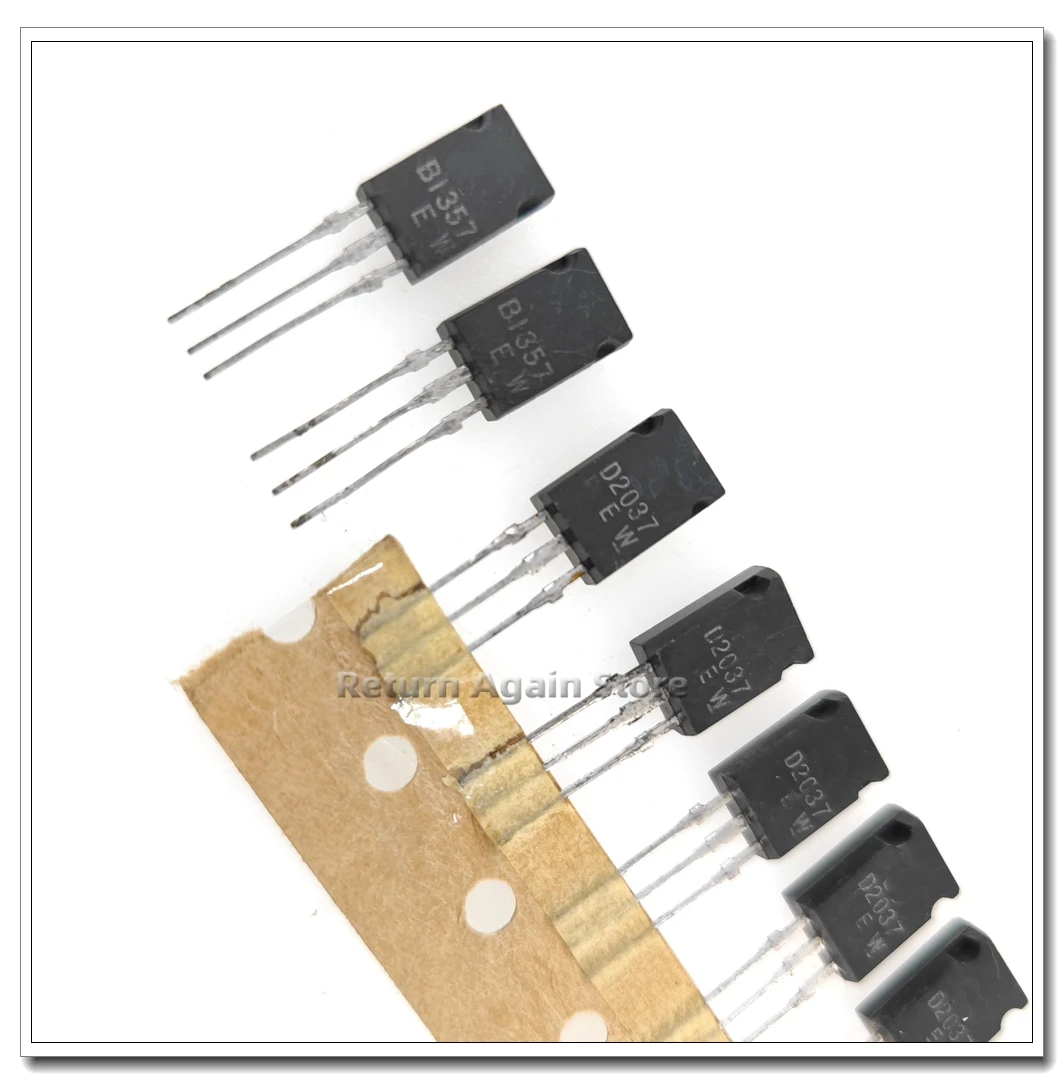 10 шт./партия 2SB1357 2SD2037 новый оригинальный транзистор D2037 B1357 3A60V TO126
10 шт./партия 2SB1357 2SD2037 новый оригинальный транзистор D2037 B1357 3A60V TO126