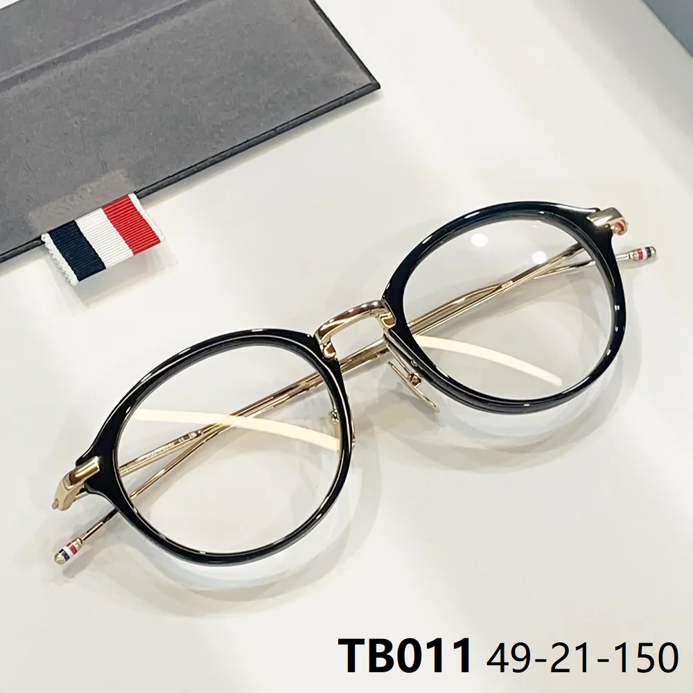 Round Fashion Glasses Frame Titanium Acetate TB011 Eyeglasses Men Women Eyewear Trendy Ins New York USA Brand Design Quality Top
Round Fashion Glasses Frame Titanium Acetate TB011 Eyeglasses Men Women Eyewear Trendy Ins New York USA Brand Design Quality Top