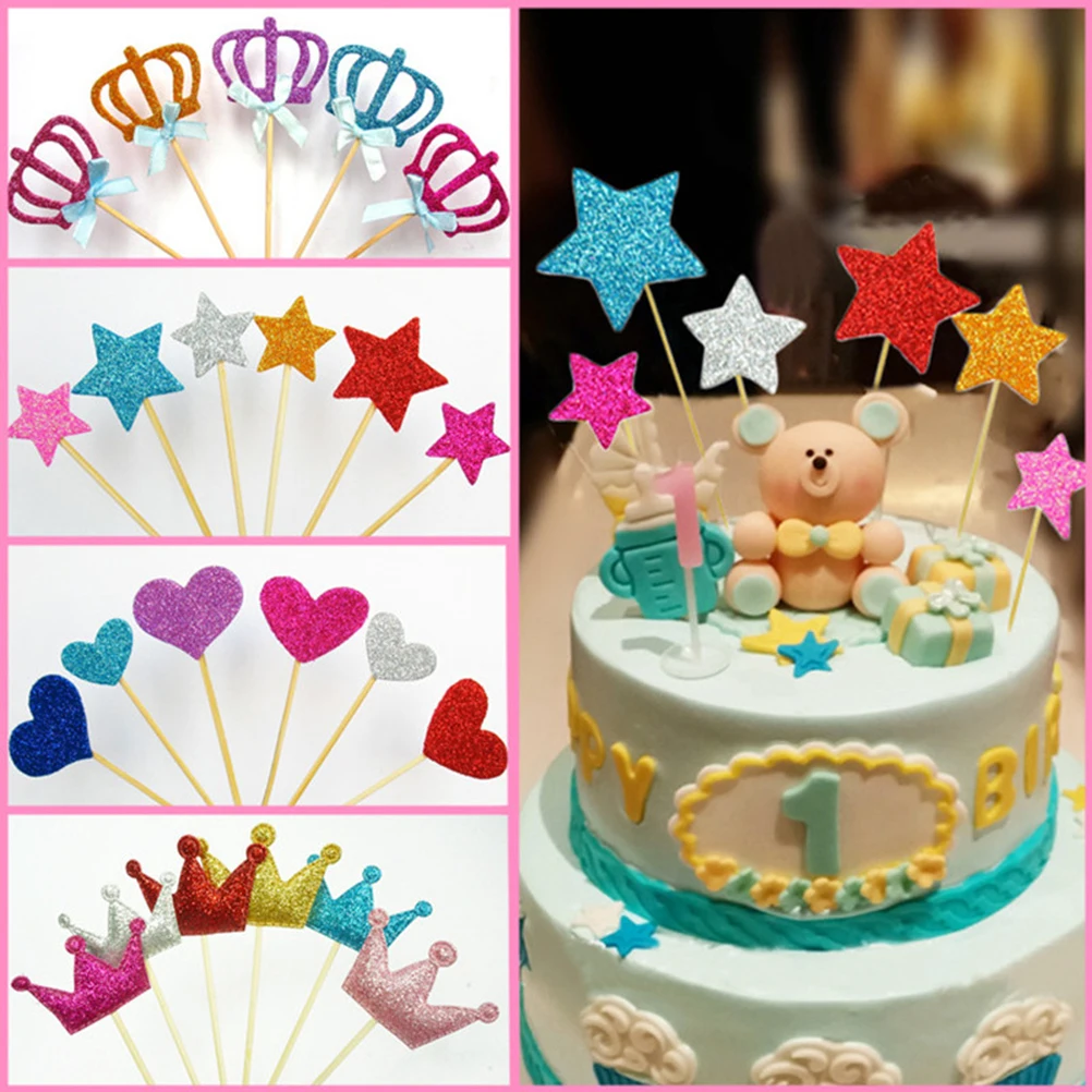 36 Pcs Star Cake Insert Decoration Cupcake Topping Wedding Decorating Supplies Birthday Topper Stick
36 Pcs Star Cake Insert Decoration Cupcake Topping Wedding Decorating Supplies Birthday Topper Stick