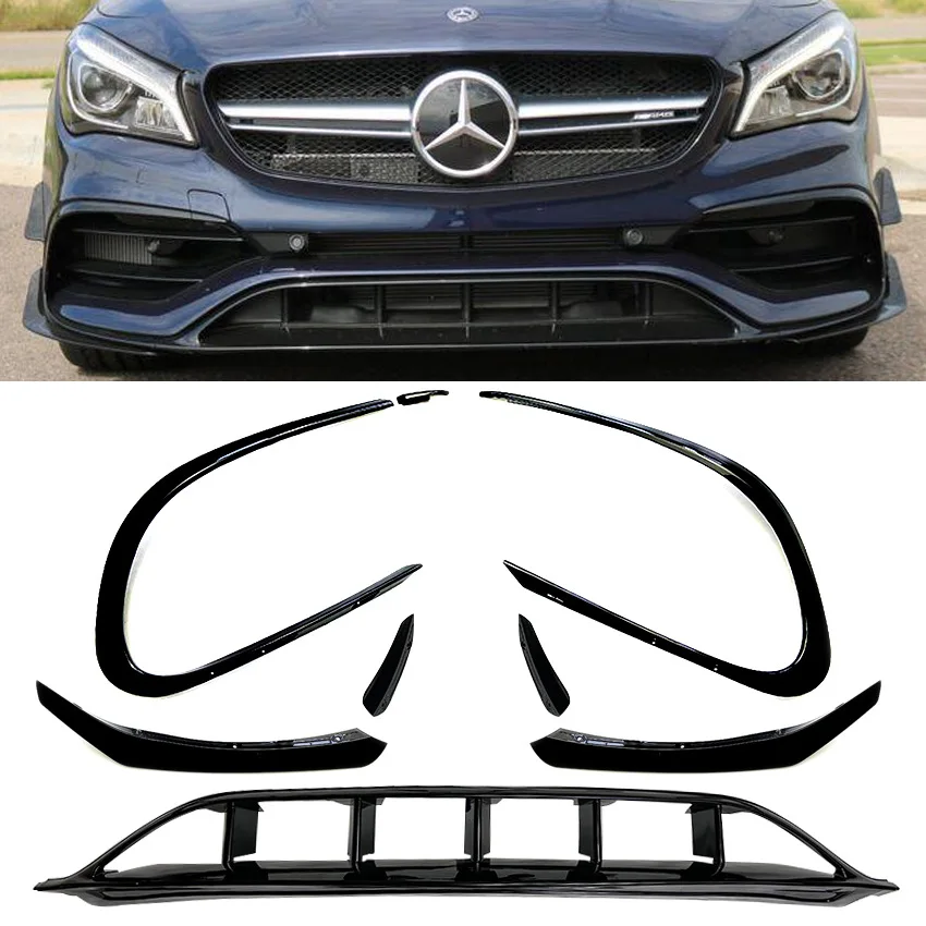 For Mercedes-Benz CLA-Class C117 CLA200/220 Front Bumper Air Knife Diffuser Body Kit 2016-2019
For Mercedes-Benz CLA-Class C117 CLA200/220 Front Bumper Air Knife Diffuser Body Kit 2016-2019