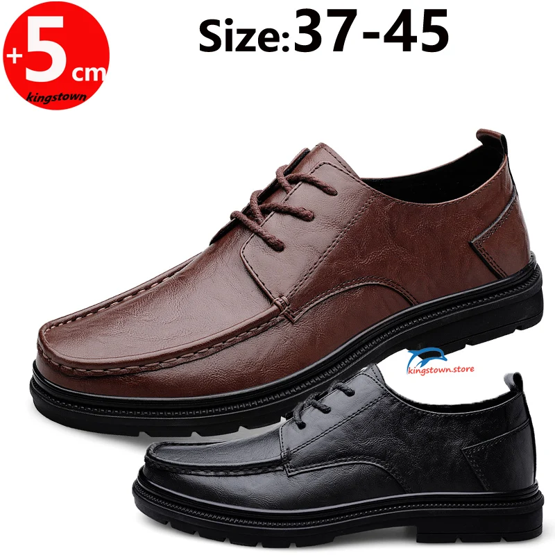 Elevator Shoes Men Oxford Leather Height Increase Insoles 6cm Business Lifts Man Plus Size 37-45
Elevator Shoes Men Oxford Leather Height Increase Insoles 6cm Business Lifts Man Plus Size 37-45