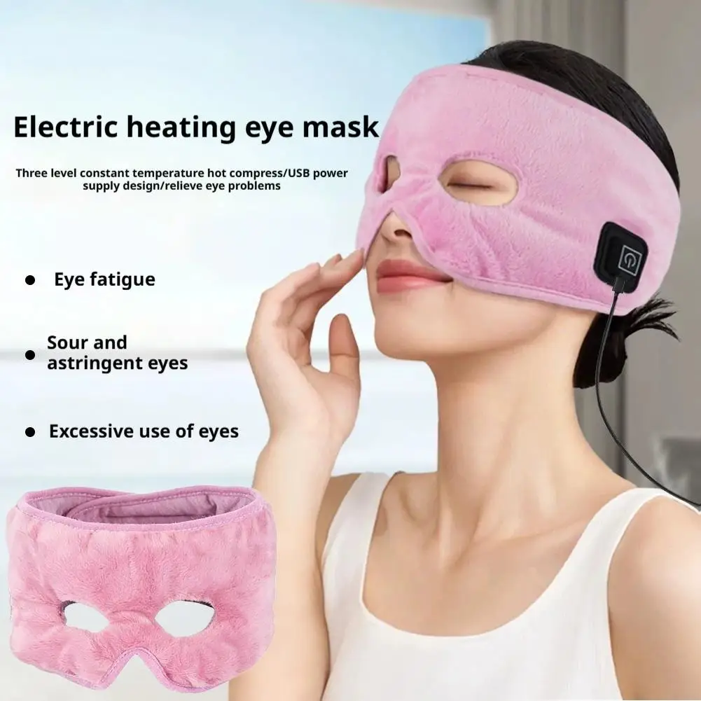Electric Heated Eye Massager Sinus Thermo Relief Mask USB Powered Heated Eye Care Device for Relieve Eye Fatigue
Electric Heated Eye Massager Sinus Thermo Relief Mask USB Powered Heated Eye Care Device for Relieve Eye Fatigue