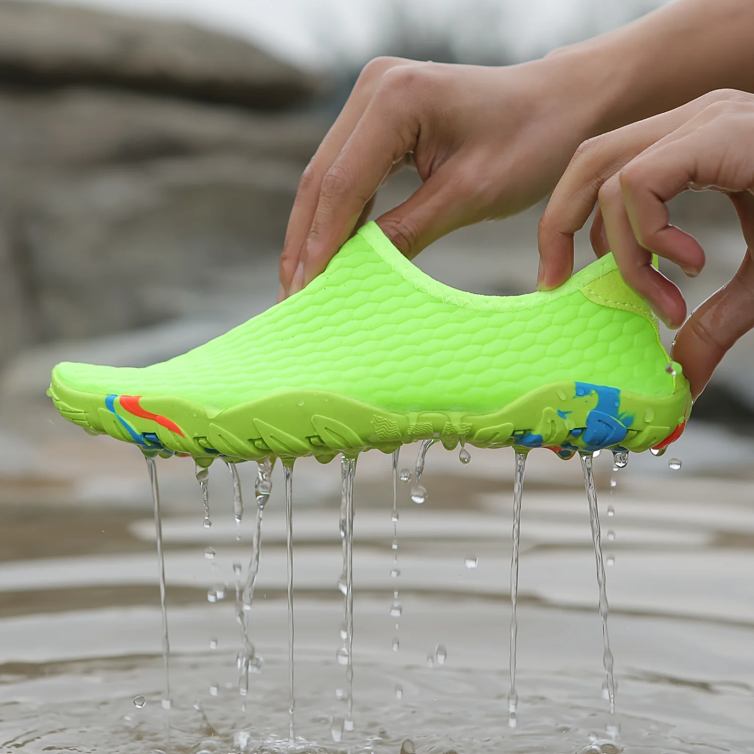 Universal Lightweight Quick-Dry Bare Water Shoes - Breathable, Non-Slip, Slip-On Design for Men and Women - Ideal for Summer Bea
Universal Lightweight Quick-Dry Bare Water Shoes - Breathable, Non-Slip, Slip-On Design for Men and Women - Ideal for Summer Bea