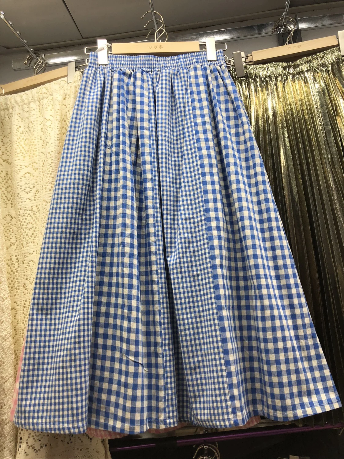 Snall Fresh Cotton-linen Skirts for Women 2023 New Spring Summer All-match Mid-length Casual A-line Plaid Skirt Elastic Waist
Snall Fresh Cotton-linen Skirts for Women 2023 New Spring Summer All-match Mid-length Casual A-line Plaid Skirt Elastic Waist