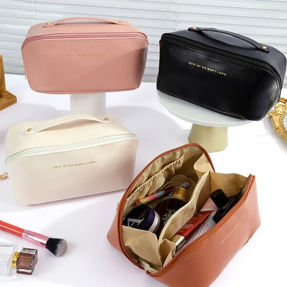 Makeup Bag Portable Travel Makeup Organizer Bag Large Capacity Waterproof Storage Bag for Women with Handle Travel Cosmetic Bags
Makeup Bag Portable Travel Makeup Organizer Bag Large Capacity Waterproof Storage Bag for Women with Handle Travel Cosmetic Bags