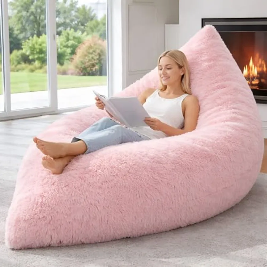 Big Pink Bean Bag Chair Cover Only No Filler Extra Large Convertible Bean Bag Lazy Floor Cushion Sofa Cover Faux Fur Washable S
Big Pink Bean Bag Chair Cover Only No Filler Extra Large Convertible Bean Bag Lazy Floor Cushion Sofa Cover Faux Fur Washable S
