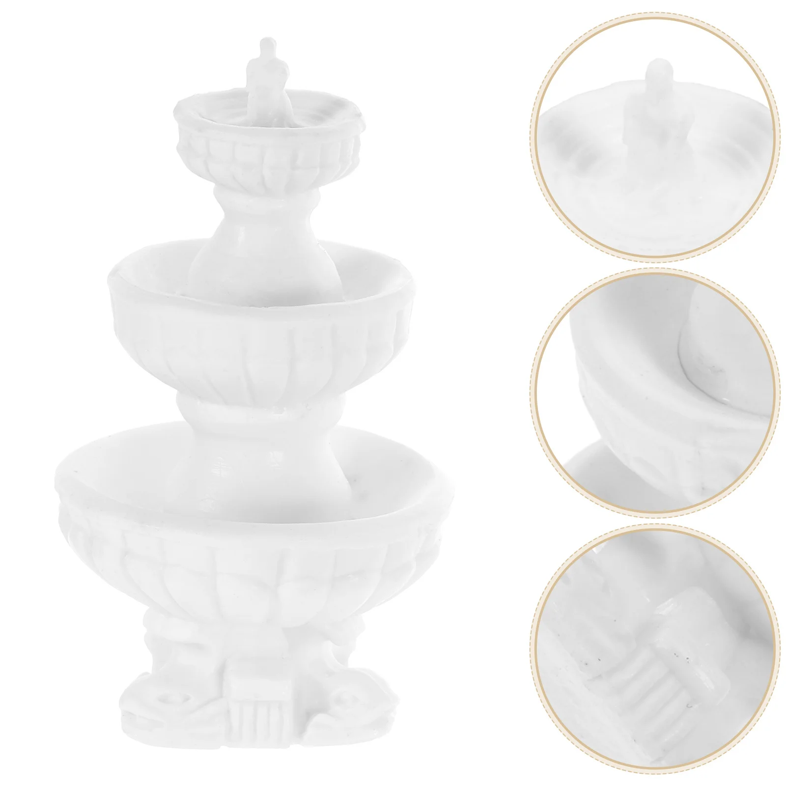 Miniature Micro Landscape Fountain Decor Plastic Bonsai Garden Ornament for Tabletop Diorama Sand Scene Indoor
Miniature Micro Landscape Fountain Decor Plastic Bonsai Garden Ornament for Tabletop Diorama Sand Scene Indoor