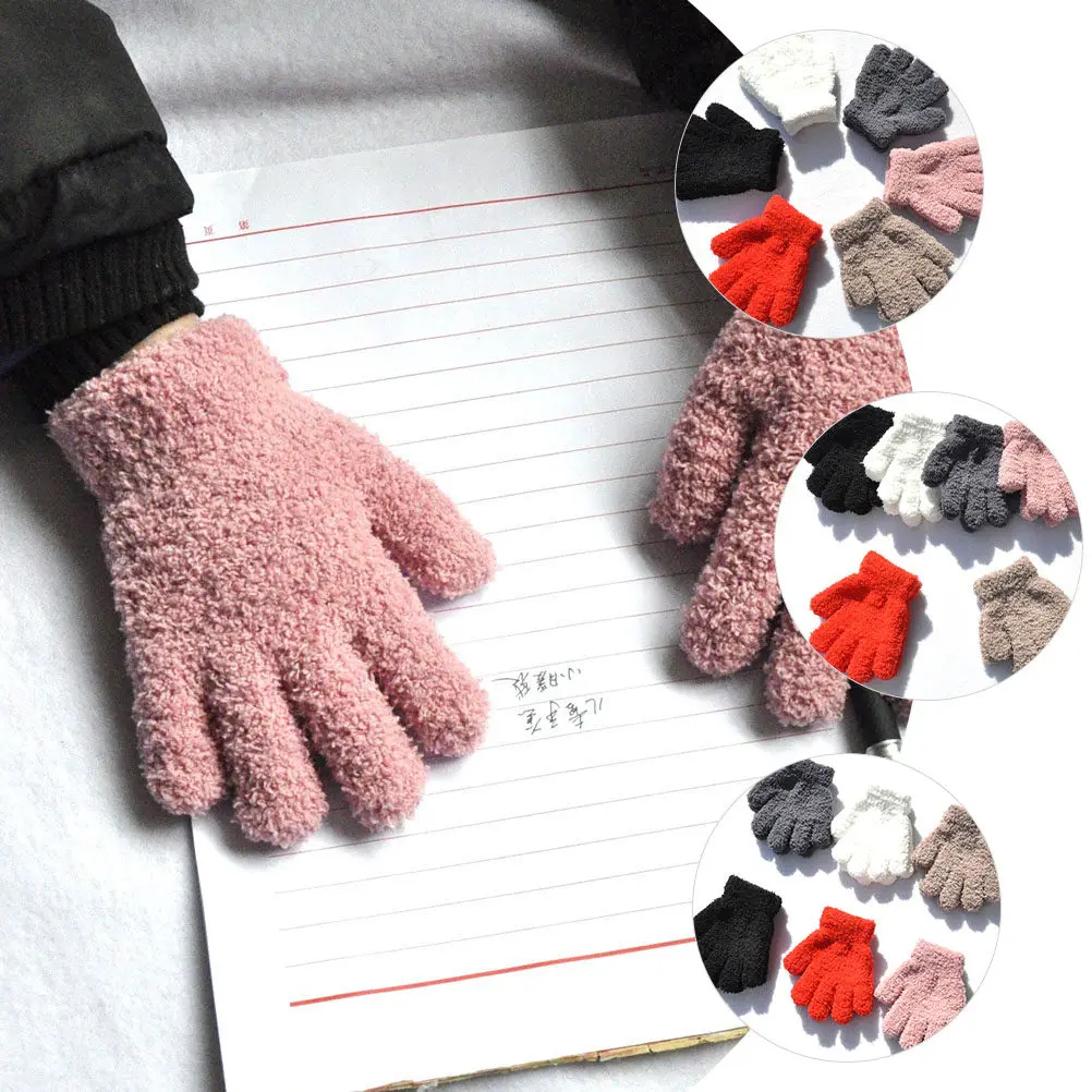 6Pairs Kids Warm Gloves Outdoor Children Winter Thick Knitted Portable Comfortable Elastic Small Gloves Daily Use
6Pairs Kids Warm Gloves Outdoor Children Winter Thick Knitted Portable Comfortable Elastic Small Gloves Daily Use