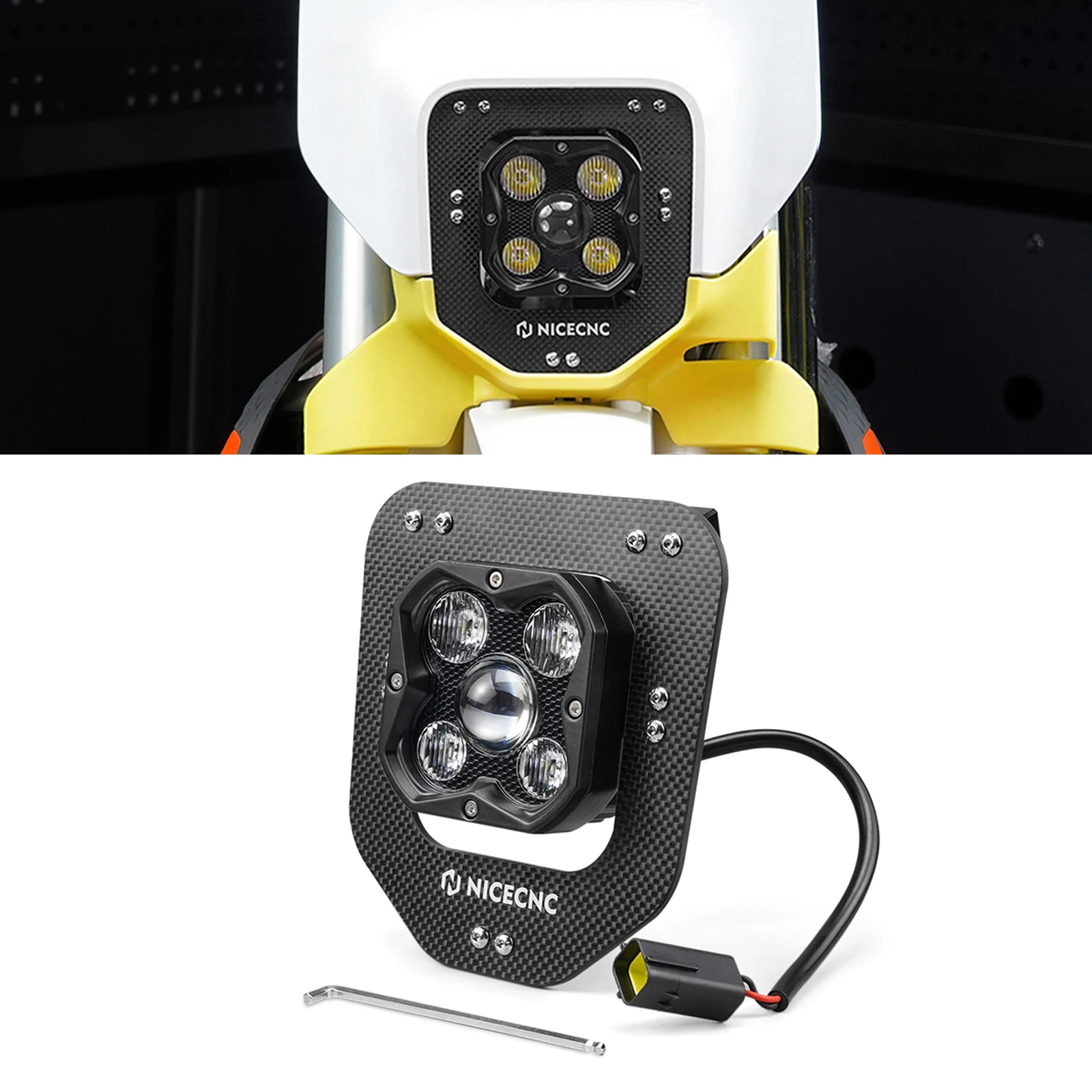 NICECNC 2024-2025 For Husqvarna TE 300 TE 250 TE 150 FE 250 FE 350 FE 450 FE 501 Motorcycle 12-30V Adjustable LED Lamp Headlight
NICECNC 2024-2025 For Husqvarna TE 300 TE 250 TE 150 FE 250 FE 350 FE 450 FE 501 Motorcycle 12-30V Adjustable LED Lamp Headlight