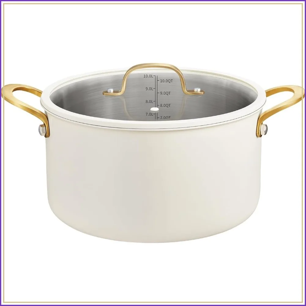 12 Quart Stainless Steel Stock Pot with Lid, Large Soup Pot for Gatherings, Induction Ready, Easy Cleanup
12 Quart Stainless Steel Stock Pot with Lid, Large Soup Pot for Gatherings, Induction Ready, Easy Cleanup