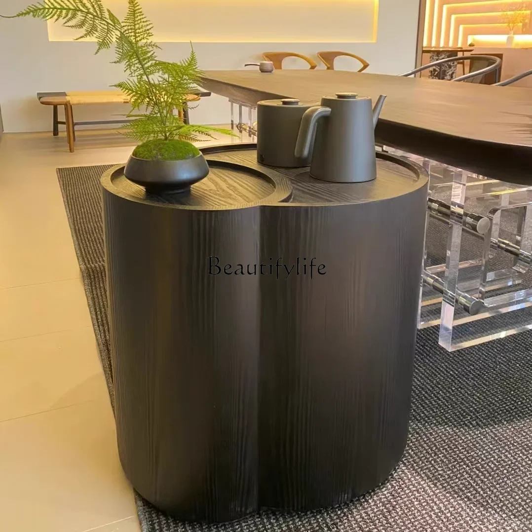 Z.Retro style solid wood high-end tea cabinet mobile tea table storage side cabinet edge few
Z.Retro style solid wood high-end tea cabinet mobile tea table storage side cabinet edge few