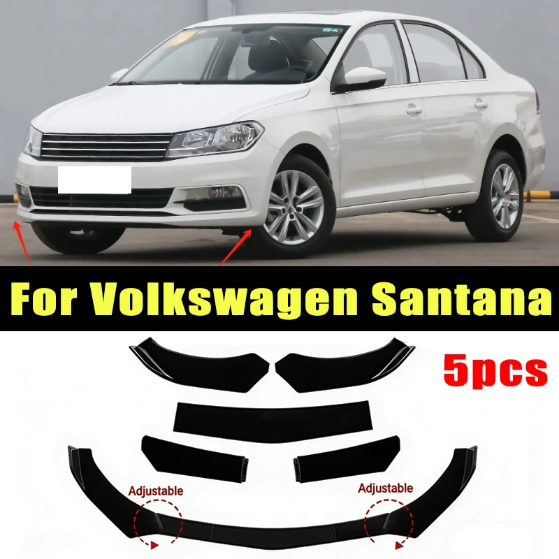 5Pcs ABS Material Universal Car Front Bumper Separator Bumper Lip Body Kit Duck Lip Separator For Volkswagen Santana Accessories
5Pcs ABS Material Universal Car Front Bumper Separator Bumper Lip Body Kit Duck Lip Separator For Volkswagen Santana Accessories