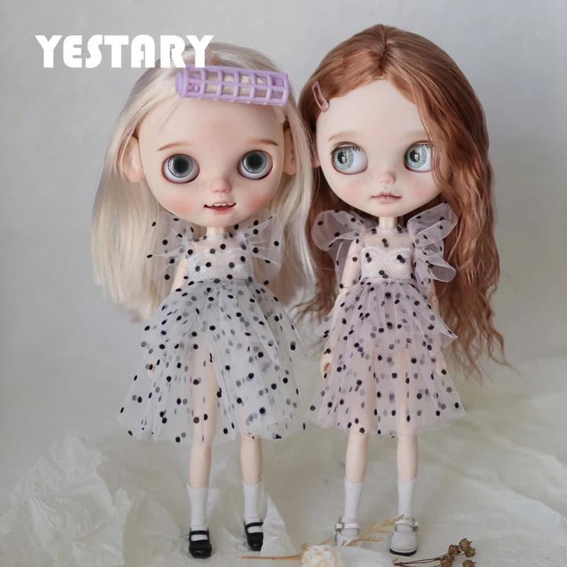 YESTARY BJD Doll Accessories Blythe Doll Clothes Toys Black Polka dot dress Dolls Clothing DIY Fashion Blythe Clothes Girl Gifts
YESTARY BJD Doll Accessories Blythe Doll Clothes Toys Black Polka dot dress Dolls Clothing DIY Fashion Blythe Clothes Girl Gifts