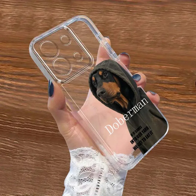 Black Dog Pattern Design Phone Case For Xiaomi Redmi Note 15 14 13 12 11E 9 9T 8 8T Pro Plus Turbo 5G Fashion TPU Transparent
Black Dog Pattern Design Phone Case For Xiaomi Redmi Note 15 14 13 12 11E 9 9T 8 8T Pro Plus Turbo 5G Fashion TPU Transparent