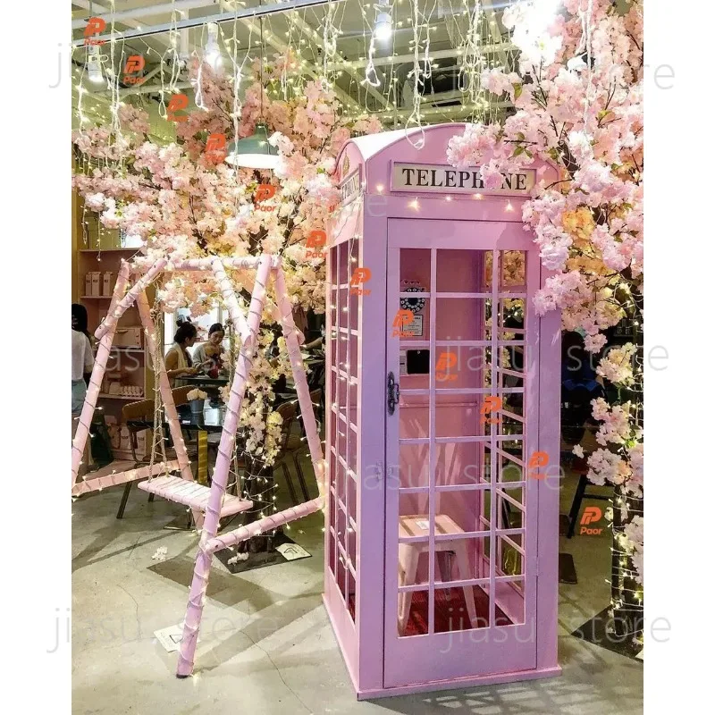 Prop Mailbox Telephone Booth Retro Telephone Booth London Pink Telephone Booth Decoration
Prop Mailbox Telephone Booth Retro Telephone Booth London Pink Telephone Booth Decoration