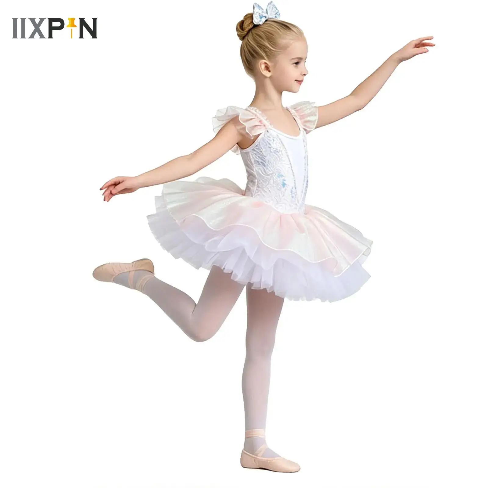 Fashion Sequin Kids Ballet Dress Modern Puffy Ballet Tutu Party Dress Dance Costumes Children Stage Performance Embroidery Dress
Fashion Sequin Kids Ballet Dress Modern Puffy Ballet Tutu Party Dress Dance Costumes Children Stage Performance Embroidery Dress