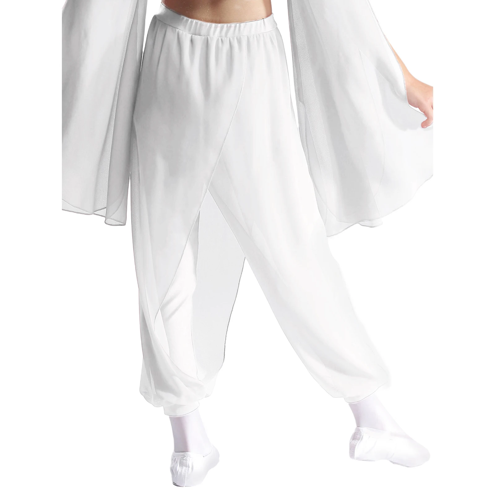 Mesh Dance Pants for Girls Kids Modern Ballet Dance Match Outfit Underwear Contemporary Lyrical Long Wide Leg Dance Trousers
Mesh Dance Pants for Girls Kids Modern Ballet Dance Match Outfit Underwear Contemporary Lyrical Long Wide Leg Dance Trousers