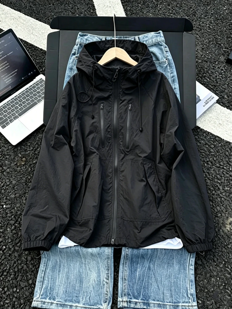 Black Ice Silk Quick Dry Hat Men's Summer Lightweight Breathable Cool Feeling Outdoor Cycling Jacket Coat Fashionable Sun Pro...
Black Ice Silk Quick Dry Hat Men's Summer Lightweight Breathable Cool Feeling Outdoor Cycling Jacket Coat Fashionable Sun Pro...