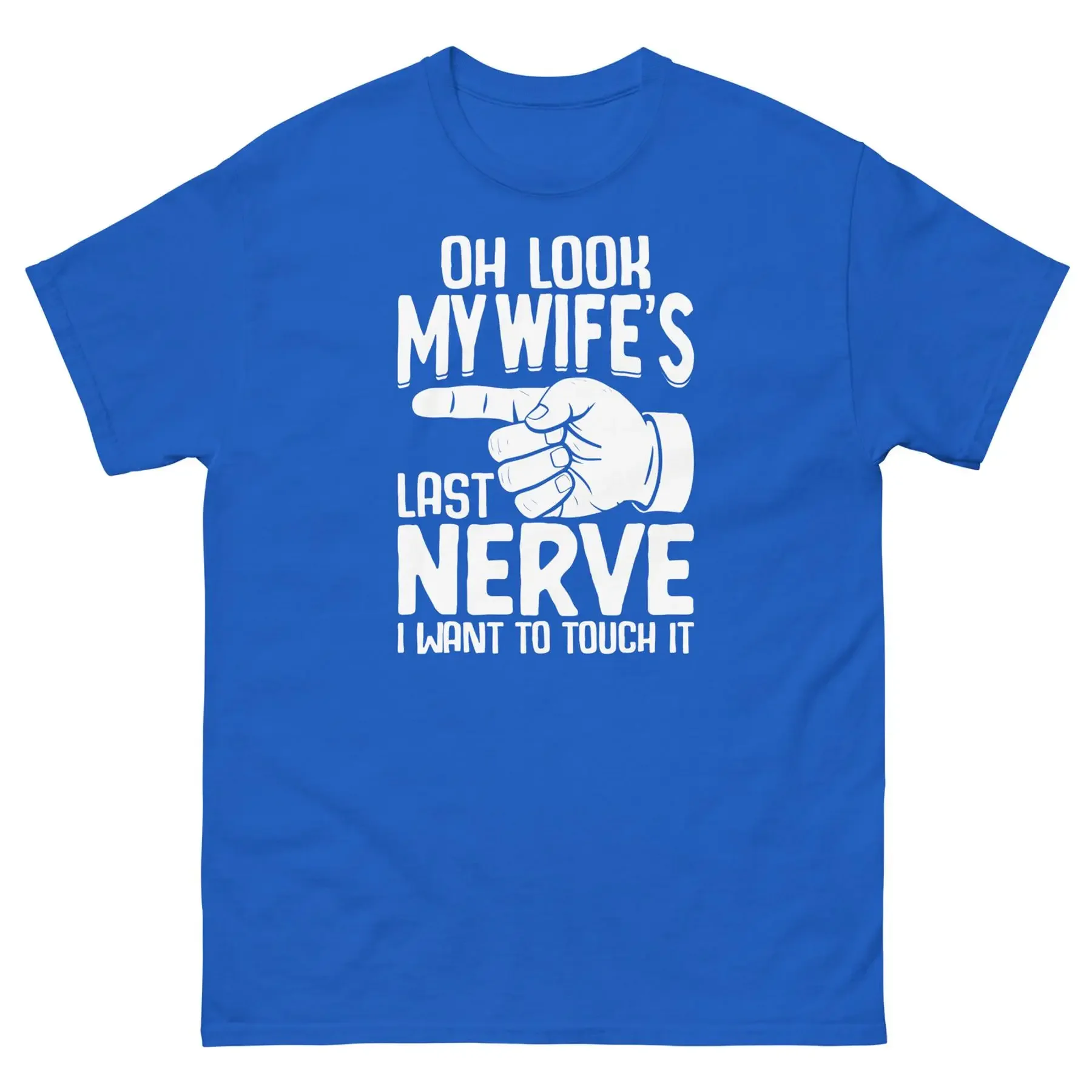 Классическая футболка унисекс Oh Look My Wife Last Nerve I Want to Touch It Marriage
Классическая футболка унисекс Oh Look My Wife Last Nerve I Want to Touch It Marriage