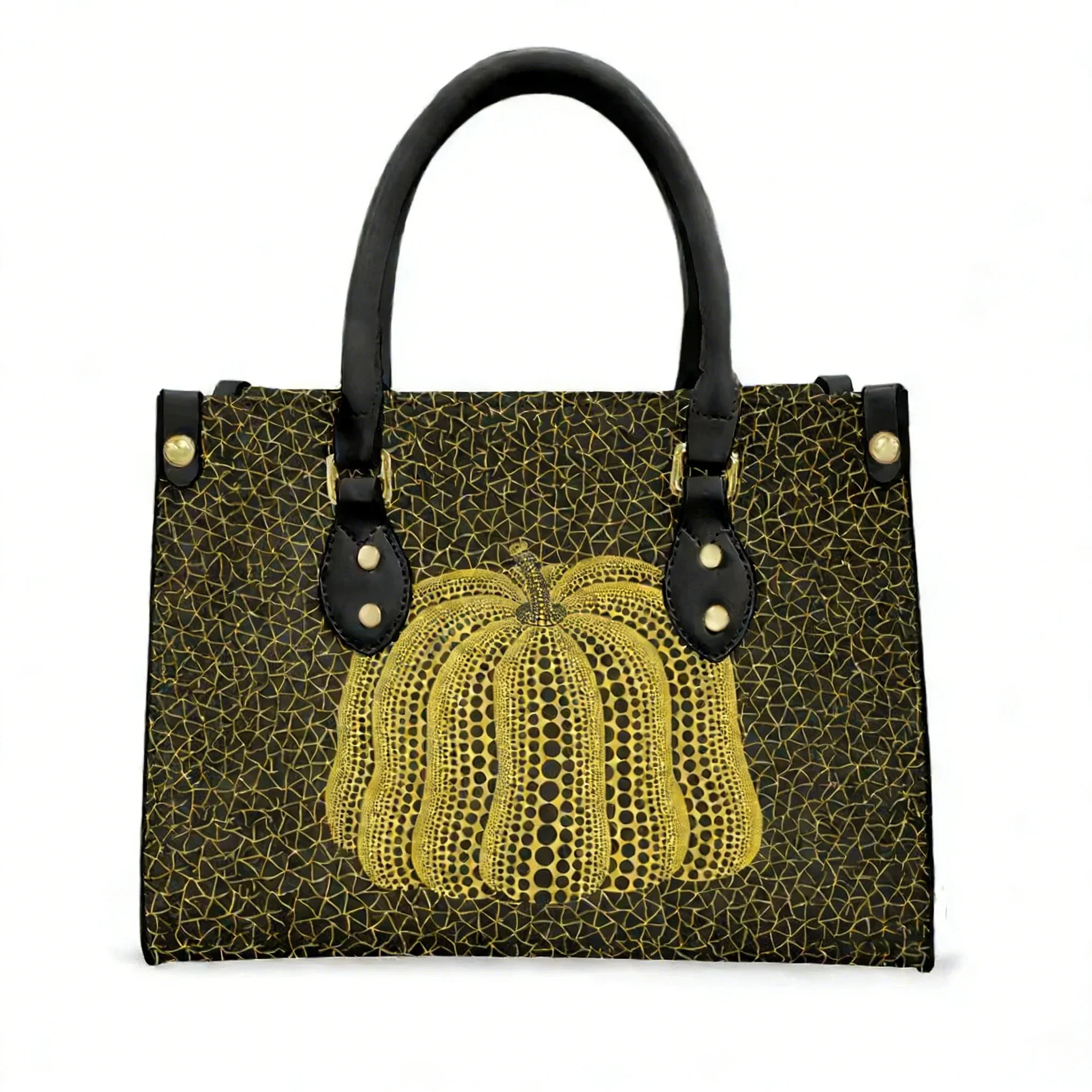 Funny Yayoi Kusama Pumkin Tote Bag Purse Womens Mens Personalized Text Image PU Leather Handbag Business Shopping Gift Bags
Funny Yayoi Kusama Pumkin Tote Bag Purse Womens Mens Personalized Text Image PU Leather Handbag Business Shopping Gift Bags