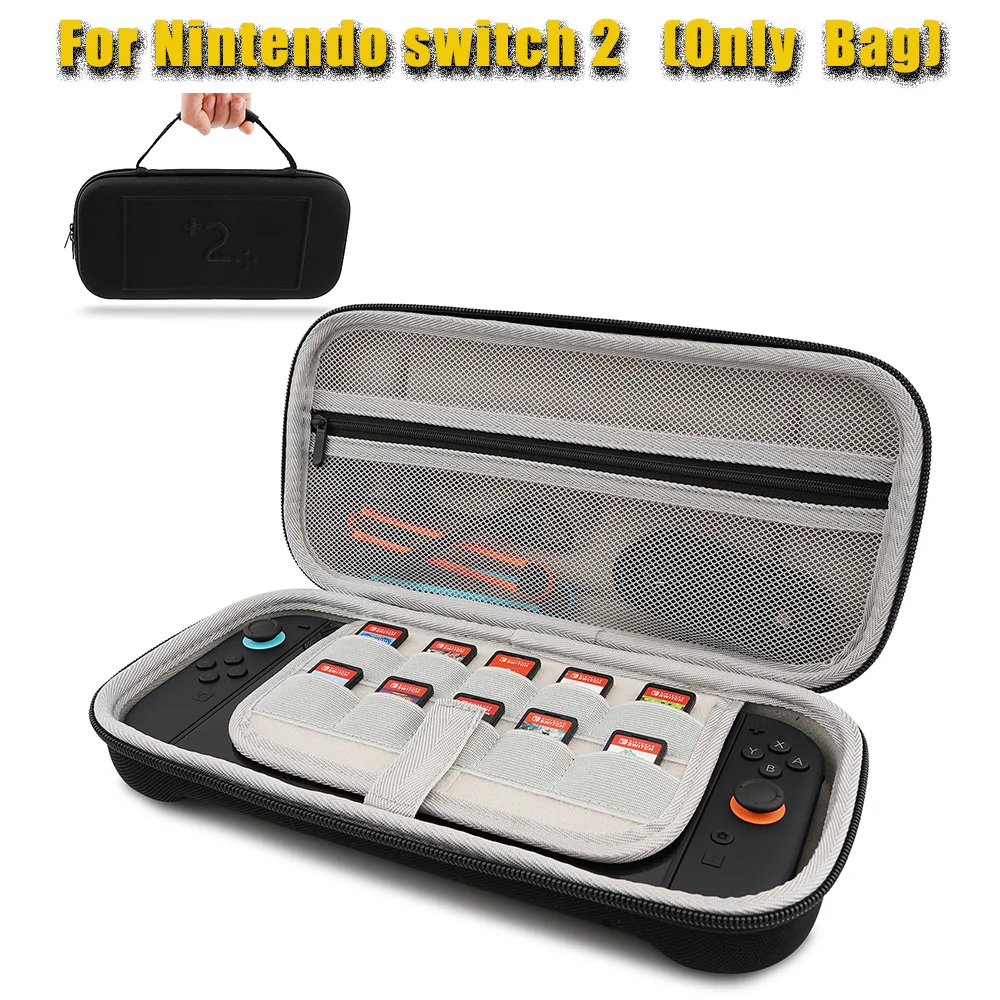 Hard Carrying Case Storage Bag For Nintendo Switch 2 Game Console Accessories Travel Oxford Shell Shockproof Wear-resistant Case
Hard Carrying Case Storage Bag For Nintendo Switch 2 Game Console Accessories Travel Oxford Shell Shockproof Wear-resistant Case