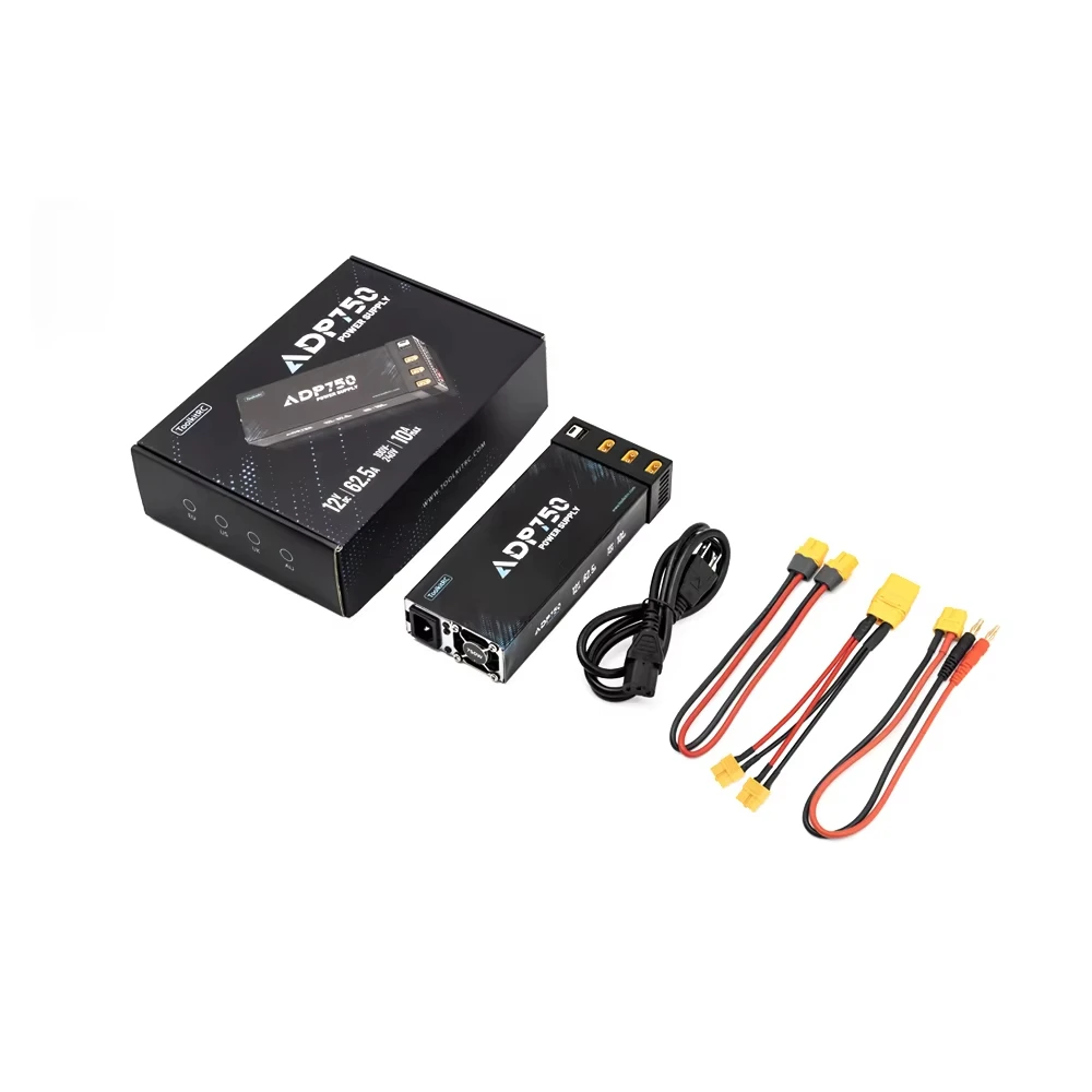 ToolkitRC ADP750 Power Supply Adapter 750W XT90 XT60 output 12V 30A AC input 100V-240V for ToolkitRC Battery Charger
ToolkitRC ADP750 Power Supply Adapter 750W XT90 XT60 output 12V 30A AC input 100V-240V for ToolkitRC Battery Charger