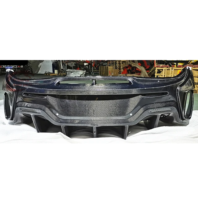 High Quality 600LT Style Dry Carbon Fiber Rear Bumper Body Kit for McLaren 540C 570S Upgrades 600LT Body Kit
High Quality 600LT Style Dry Carbon Fiber Rear Bumper Body Kit for McLaren 540C 570S Upgrades 600LT Body Kit