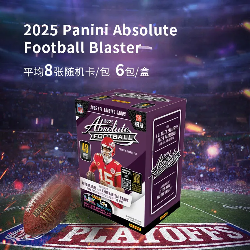 Genuine Panini 2025 Absolute Football NPP Blaster Mega CounterDisplay Cards Signature RPA Kaboom NFL Rookie Memorabilia
Genuine Panini 2025 Absolute Football NPP Blaster Mega CounterDisplay Cards Signature RPA Kaboom NFL Rookie Memorabilia