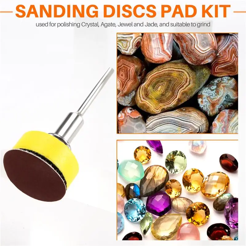 100Pcs 25Mm 1 Inch Sander Disc Sanding Disk 100-3000 Grit Paper With 1Inch Abrasive Polish Pad Plate + 1/8 Inch Shank For Dremel
100Pcs 25Mm 1 Inch Sander Disc Sanding Disk 100-3000 Grit Paper With 1Inch Abrasive Polish Pad Plate + 1/8 Inch Shank For Dremel