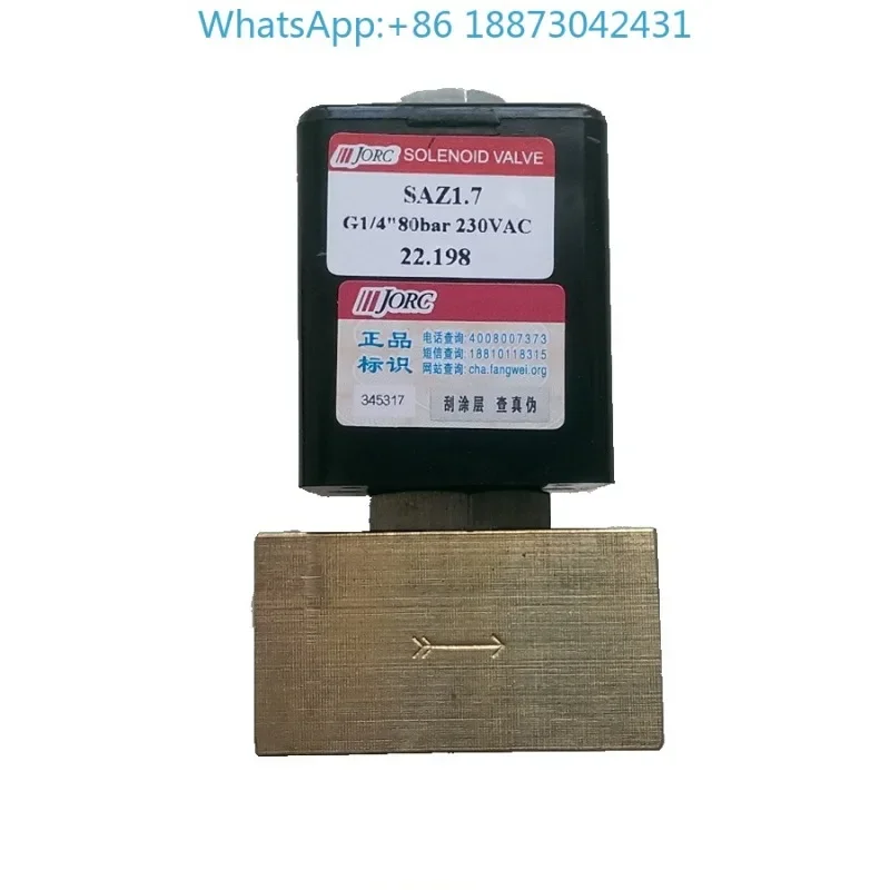 Original JZ6.0 direct-acting JZ3.5 electromagnetic valve extruder cooling water two-position two-way
Original JZ6.0 direct-acting JZ3.5 electromagnetic valve extruder cooling water two-position two-way