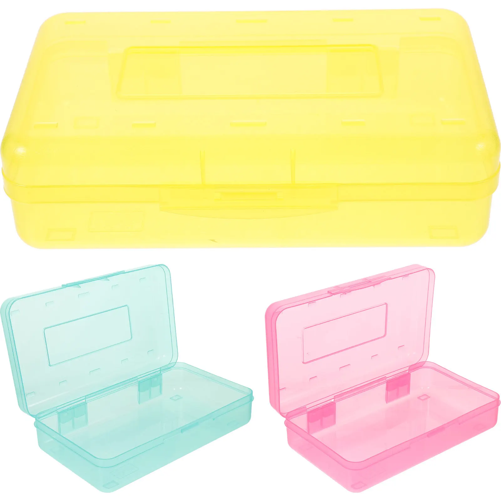 3Pcs Plastic Pencil Case Box Multi-Function Stationery Container for Painting Pencils Crayons Markers Student School Home
3Pcs Plastic Pencil Case Box Multi-Function Stationery Container for Painting Pencils Crayons Markers Student School Home
