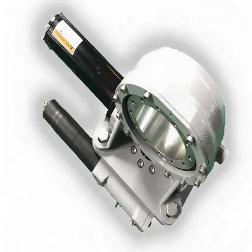 Dual Axis Solar Tracker Worm Slewing Drive for Sun Tracking System ODM Customizable SVH7-71-60-RC-24H15300
Dual Axis Solar Tracker Worm Slewing Drive for Sun Tracking System ODM Customizable SVH7-71-60-RC-24H15300