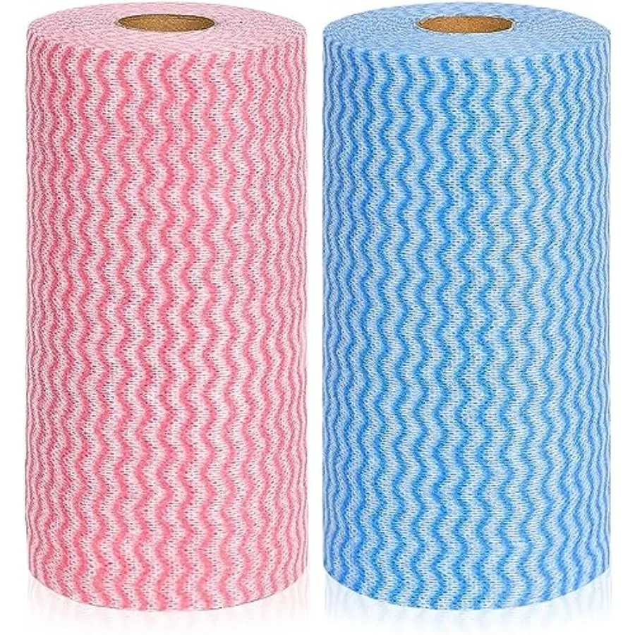 Reusable Household and Kitchen Wipes, Disposable Cleaning Cloths, Wash Rags in 2 Rolls of 200 Sheets
Reusable Household and Kitchen Wipes, Disposable Cleaning Cloths, Wash Rags in 2 Rolls of 200 Sheets