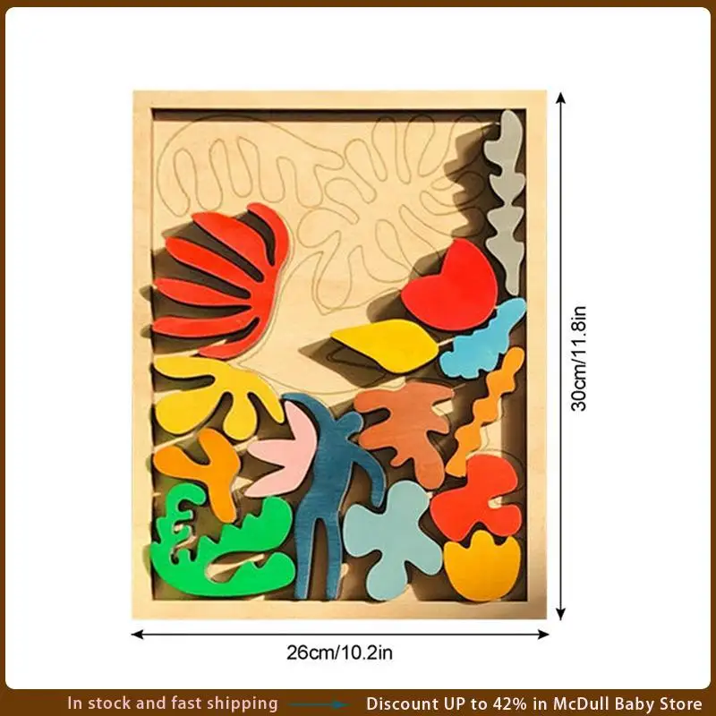 1 Piece Matisse Montessori Puzzle Wooden Toys Random Color Wood For Early Educational Gift For Kids 1-3 Years Old
1 Piece Matisse Montessori Puzzle Wooden Toys Random Color Wood For Early Educational Gift For Kids 1-3 Years Old