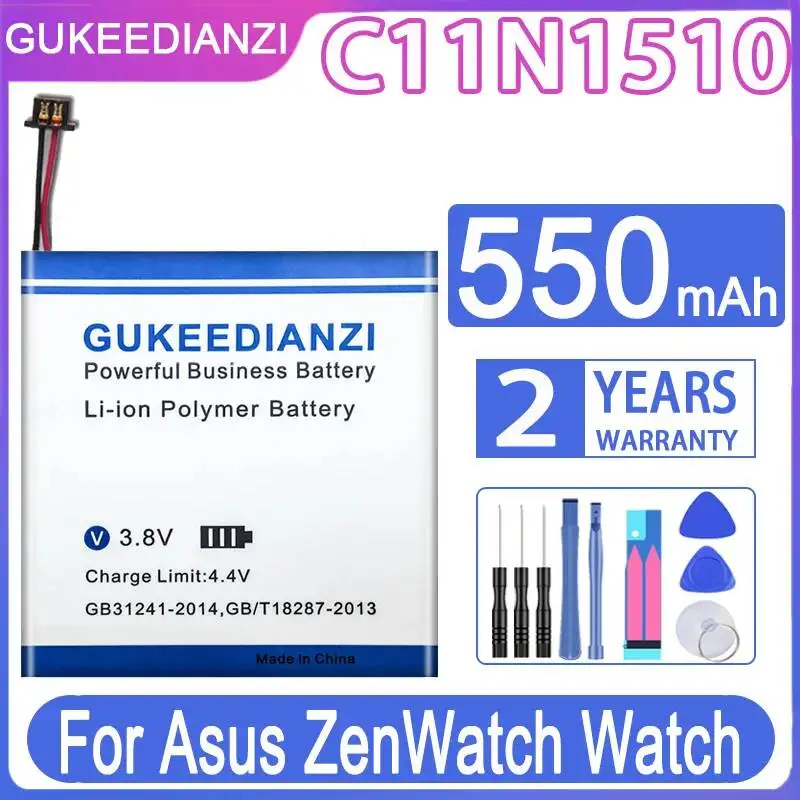 550mAh C11N1510 For Asus Zenwatch Watch Premium Replacement Watch Battery Lightweight
550mAh C11N1510 For Asus Zenwatch Watch Premium Replacement Watch Battery Lightweight