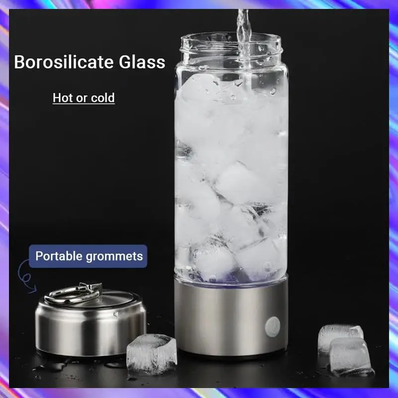 Advanced Hydrogen Water Bottle , Portable Rechargeable Water Ionizer Machine With SPE Technology, For Home,Office&Travel Silver
Advanced Hydrogen Water Bottle , Portable Rechargeable Water Ionizer Machine With SPE Technology, For Home,Office&Travel Silver