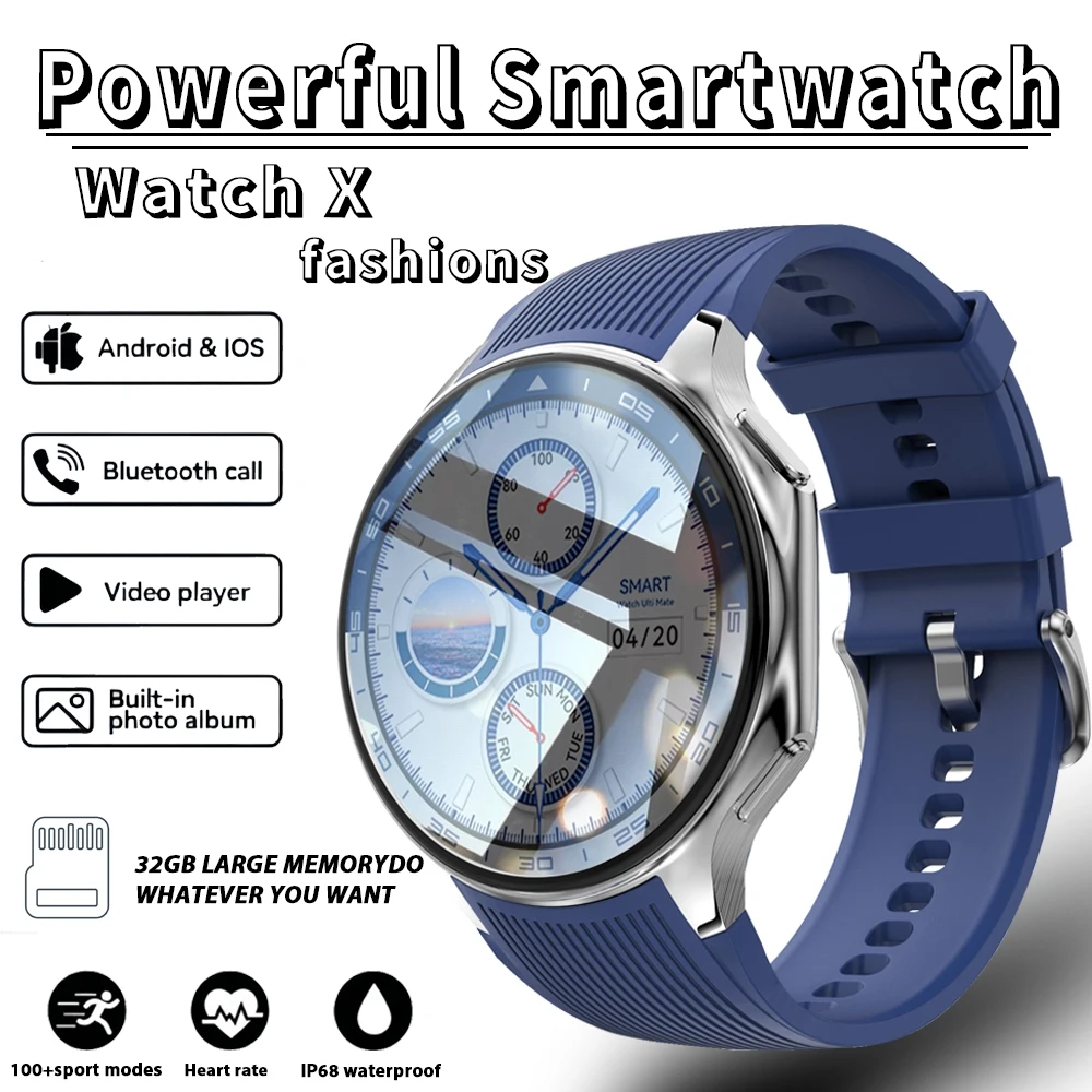 2024 For Huawei Xiaomi New Smart Watch Men AMOLED HD Screen 32GB Memory E-album Video Watch Waterproof Bluetooth Call Smartwatch
2024 For Huawei Xiaomi New Smart Watch Men AMOLED HD Screen 32GB Memory E-album Video Watch Waterproof Bluetooth Call Smartwatch