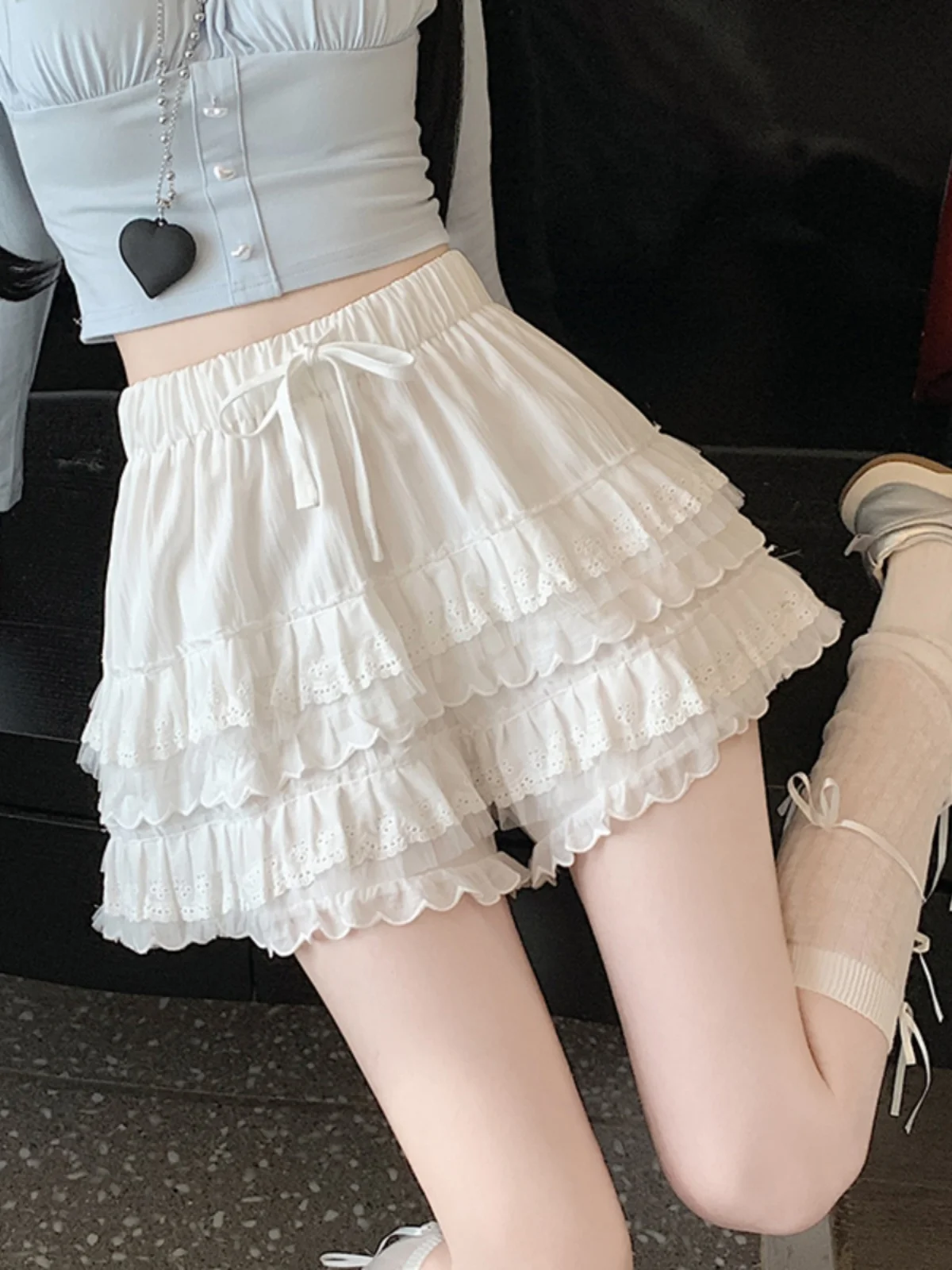 High Waist Cake Skirt Pants Women's New 2025 Spring Summer White orts Ballet Sle Sweet A-Line Skirt for All Body pes
High Waist Cake Skirt Pants Women's New 2025 Spring Summer White orts Ballet Sle Sweet A-Line Skirt for All Body pes