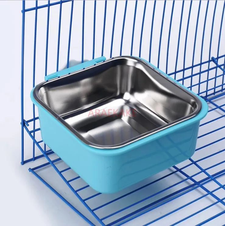 Stainless Steel Dog Bowl Dog Cage Hanging Fixed Dog Bowl Portable Pet Bowl Mat Pet Bowl Feeder Cat Bowl
Stainless Steel Dog Bowl Dog Cage Hanging Fixed Dog Bowl Portable Pet Bowl Mat Pet Bowl Feeder Cat Bowl