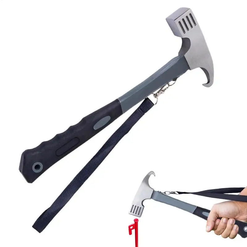 Tent Hammer Camp Mallet Multifunctional Mallet Tool With Puller Survival Gear For Ground Peg Installation Climbing Hiking
Tent Hammer Camp Mallet Multifunctional Mallet Tool With Puller Survival Gear For Ground Peg Installation Climbing Hiking