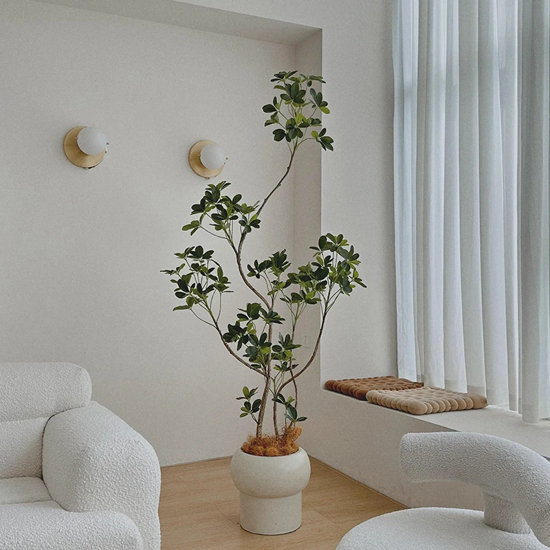 Duck palm wood simulation green plant indoor living room potted high-end light luxury decoration ornaments floor fake plaanting
Duck palm wood simulation green plant indoor living room potted high-end light luxury decoration ornaments floor fake plaanting