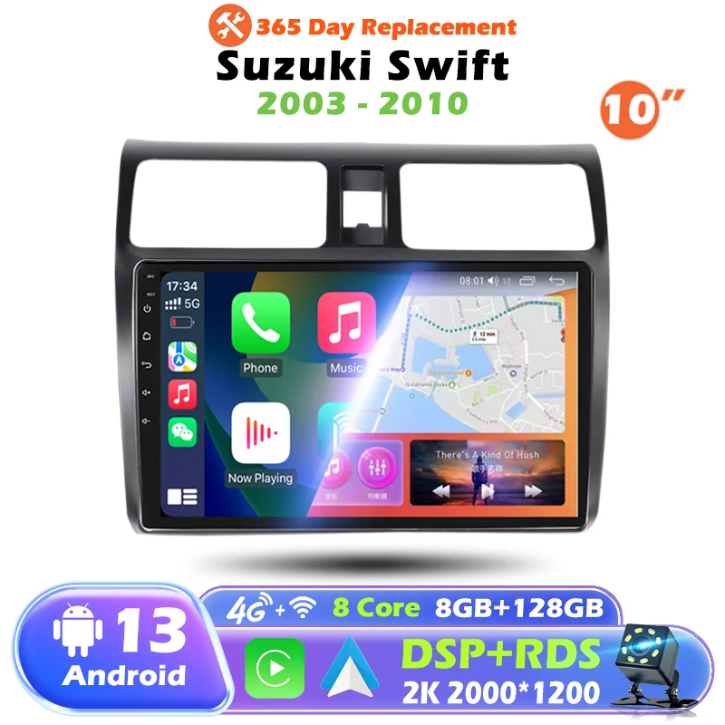 10 "для Suzuki Swift 2003-2010 Android 13 Автомобильный радиоприемник IPS Wireless CarPlay Android Auto DPS DAB+ GPS 4G LTE DVR Стерео головное устройство
10 "для Suzuki Swift 2003-2010 Android 13 Автомобильный радиоприемник IPS Wireless CarPlay Android Auto DPS DAB+ GPS 4G LTE DVR Стерео головное устройство