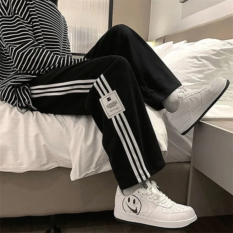 plus Size Women's Casual Striped Straight Leg Pants Spor Versatile Loose Fit High Waist Korean Sle Spring Faion
plus Size Women's Casual Striped Straight Leg Pants Spor Versatile Loose Fit High Waist Korean Sle Spring Faion