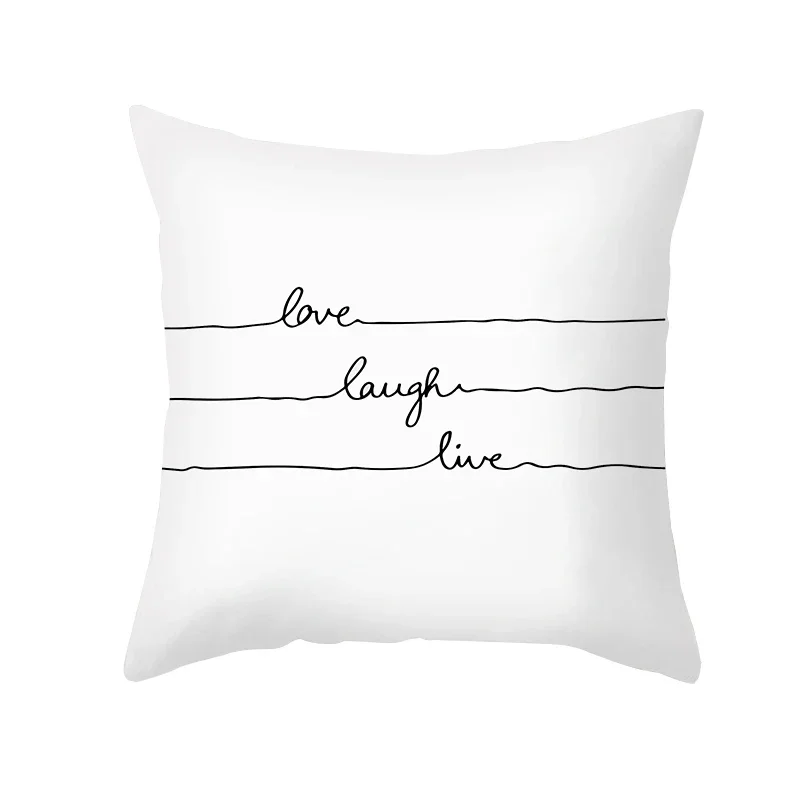 Motto Letter Cushion Cover Black And White Maxim Letters Pillow Case Home Textiles Party Sofa Bed Nordic Decorative Pillow Cover
Motto Letter Cushion Cover Black And White Maxim Letters Pillow Case Home Textiles Party Sofa Bed Nordic Decorative Pillow Cover